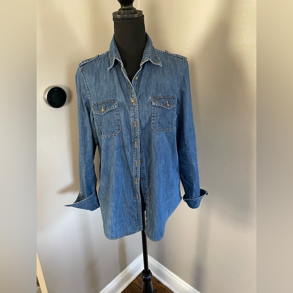 BROOKS BROTHERS denim shirt - Picture 1 of 8